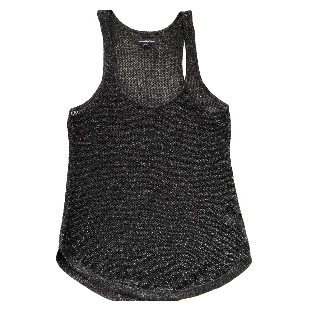 🦅 American Eagle Sparkling Black Tank